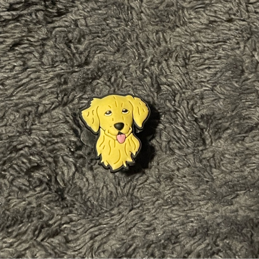 2006 Shoe-Doodles/Jibbitz Dog Golden Retriever Charm for Crocs